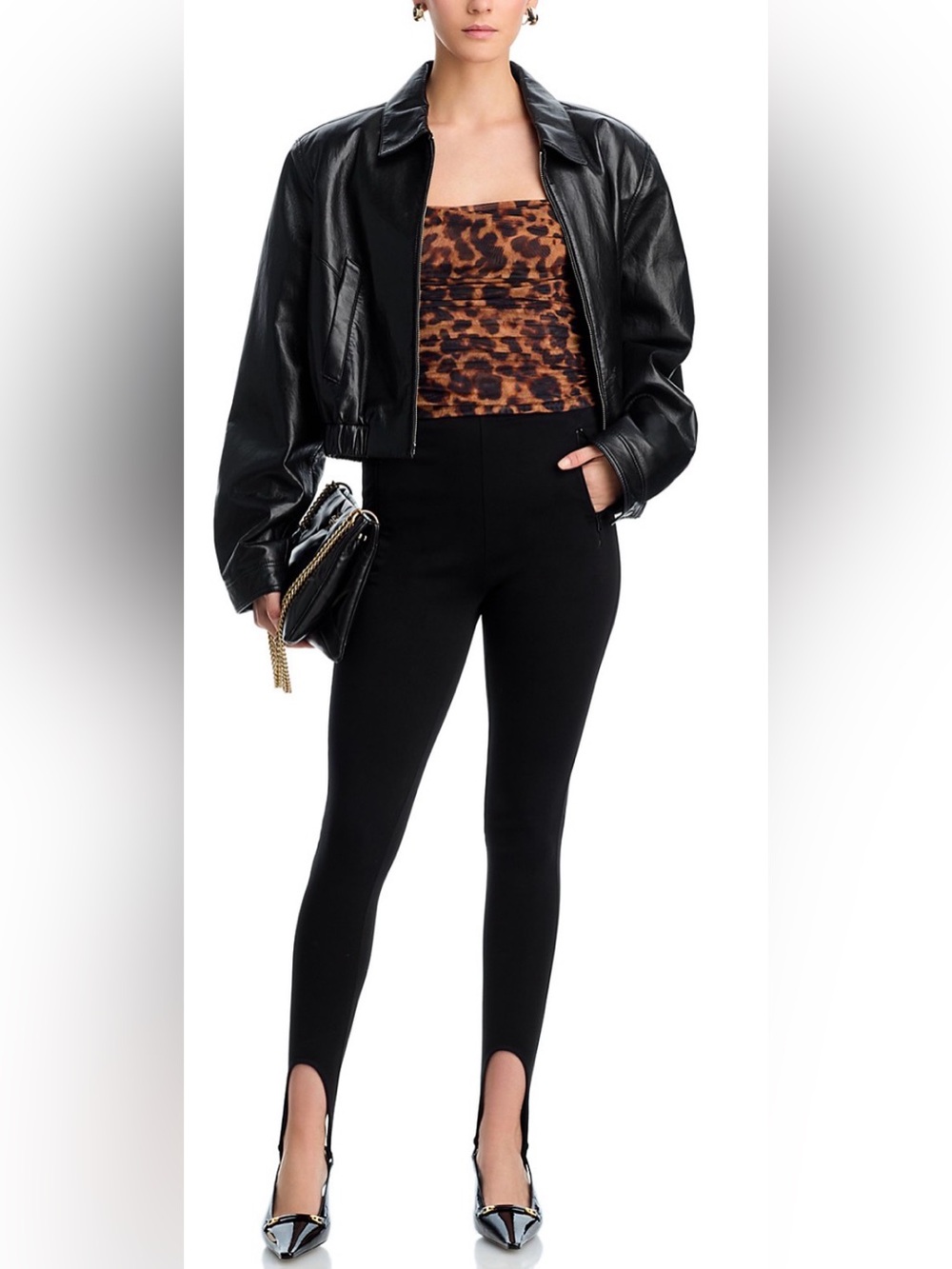L'AGENCE Rasha Shirred Tank - Picture 2 of 5